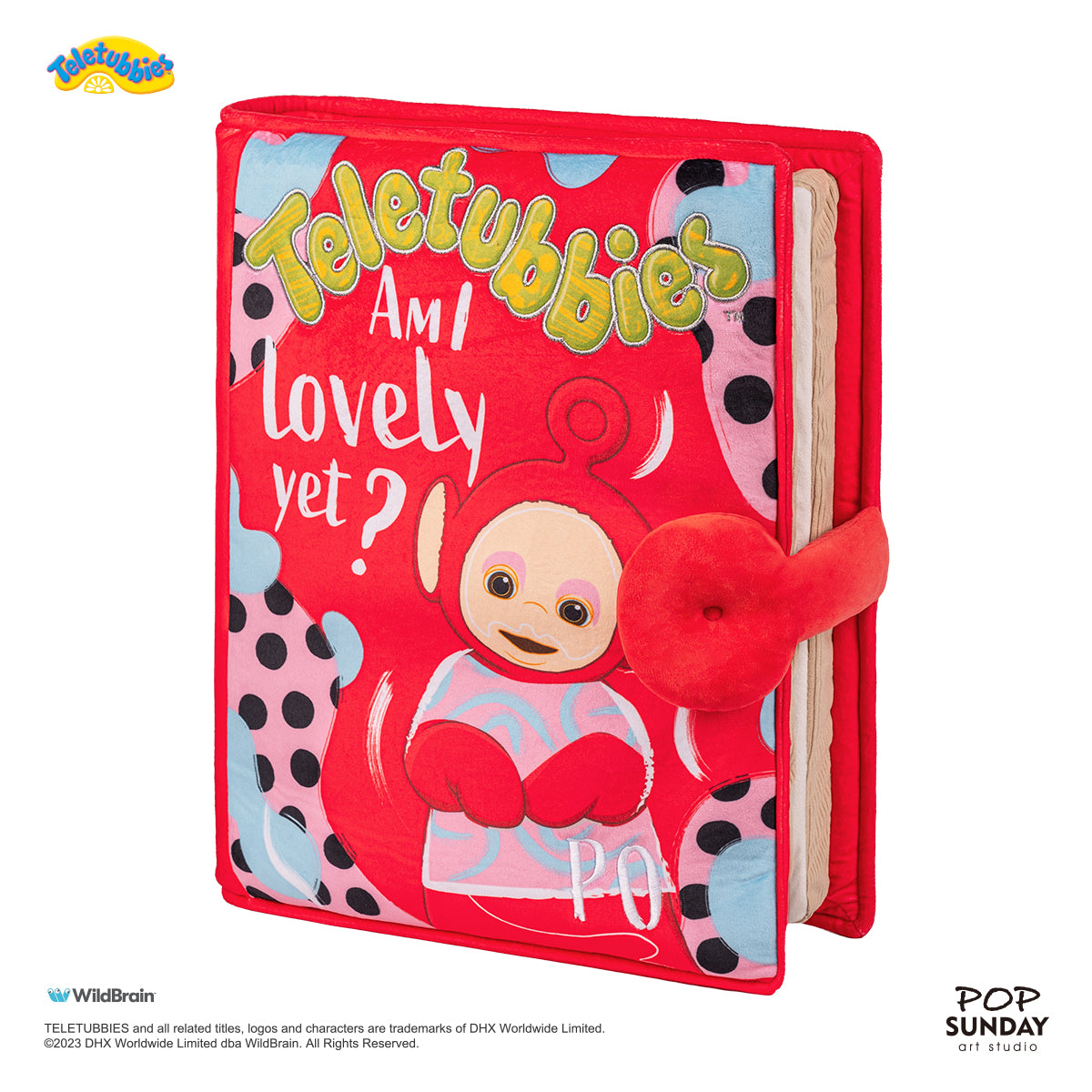 POP SUNDAY Teletubbies Book Pillow Plush