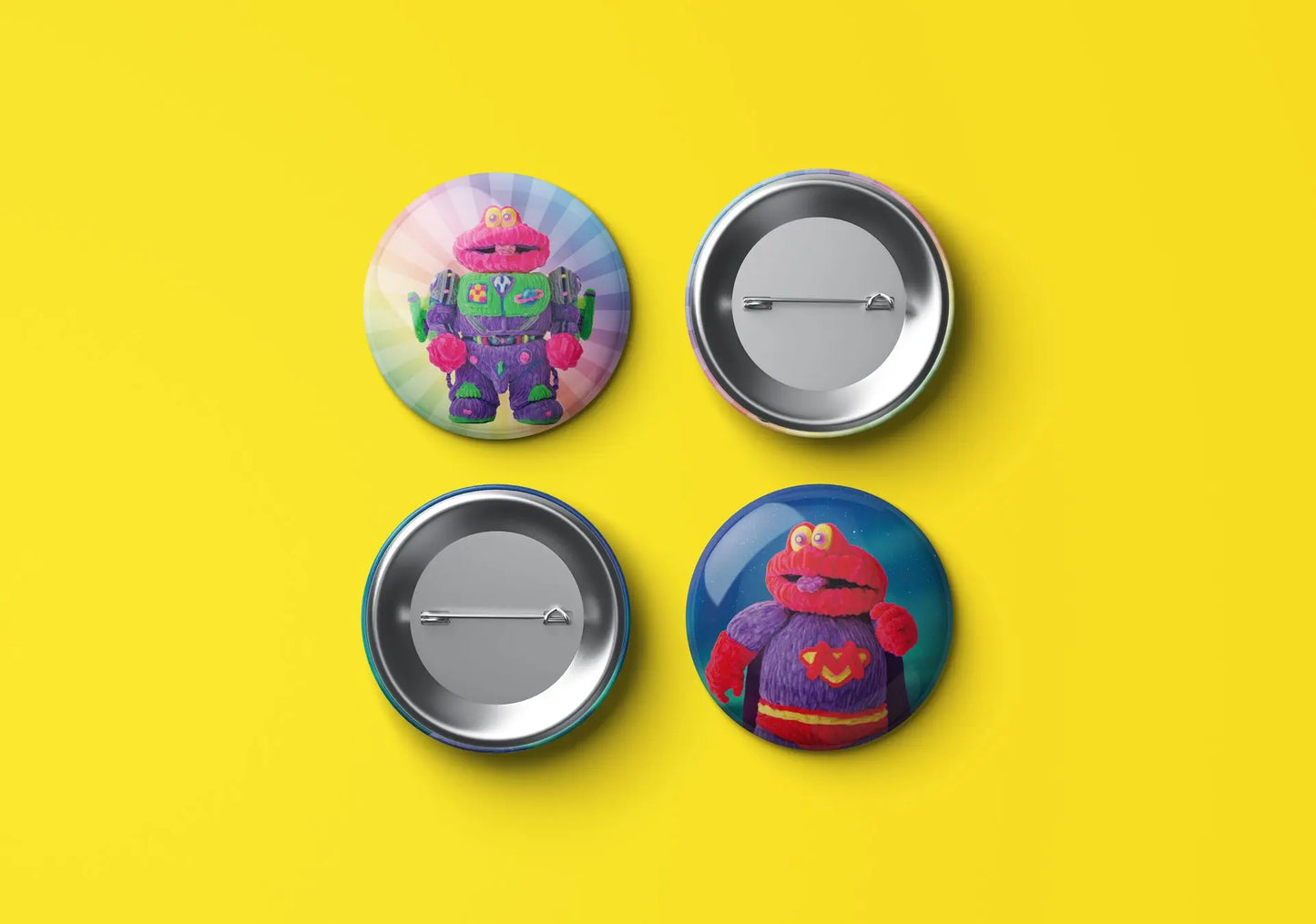 TAKUMA FUJISAKI Lenticular Badge BLIND BAG PIN