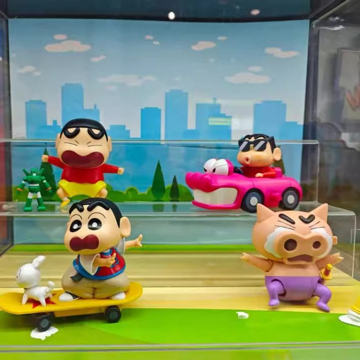 Crayon Shin Chan Winding up Toys Dynamic Shin Vibe Series Blind Box