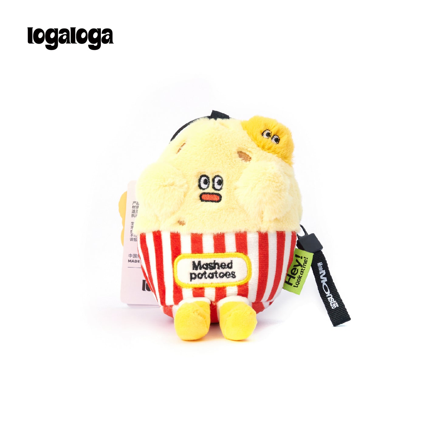 LOGLOGA Popcorn style phone case bag Plush