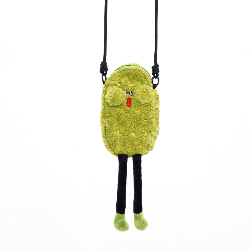 LOGALOGA Dog sneaking (creative mobile phone bag) Plush