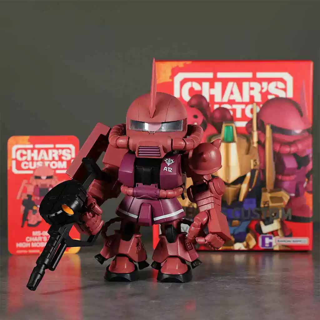 Gundam X QMSV Mini Char‘s Custom Series Blind Box