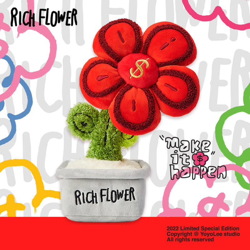 POP SUNDAY Rich Flower Plush