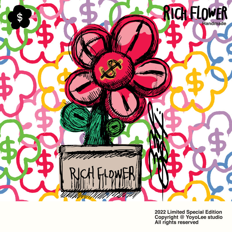POP SUNDAY Rich Flower Plush