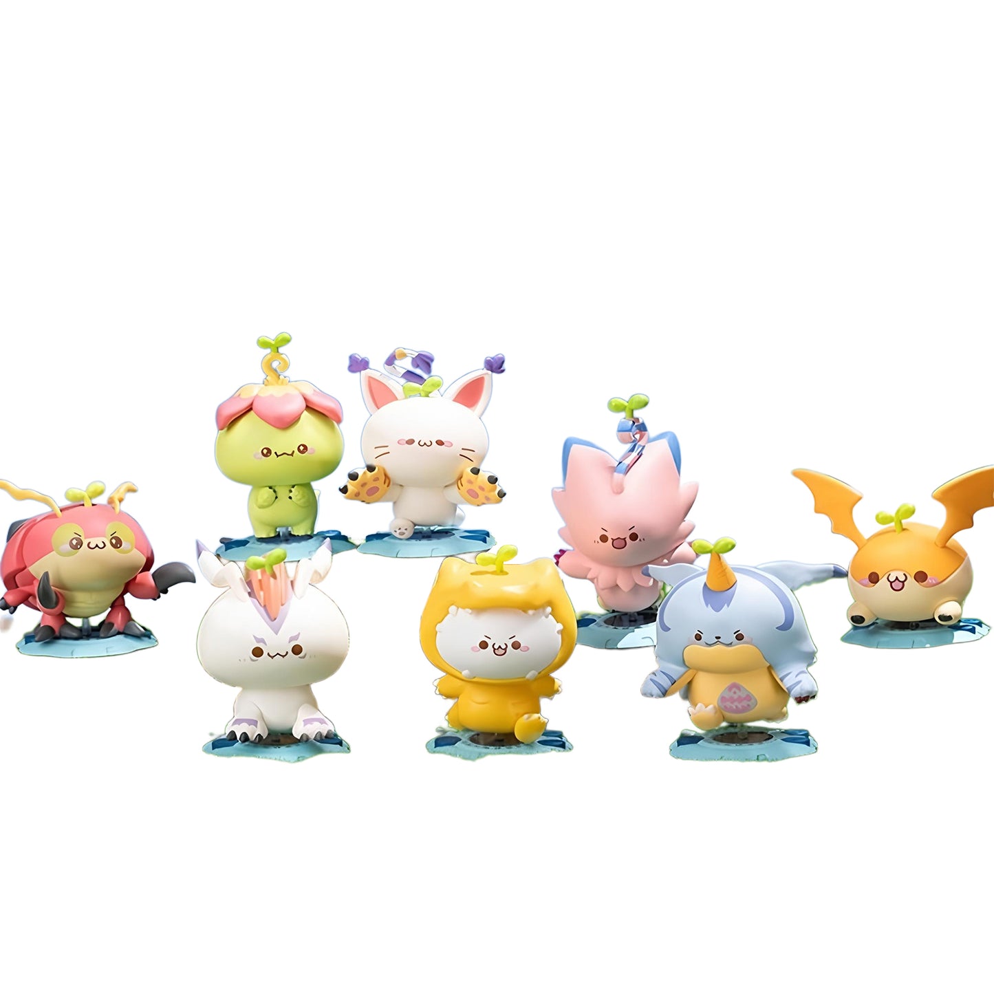TOPTOY X Digimon Co branded Changcao Yan Tuanzi Series Blind Box Mini Figure
