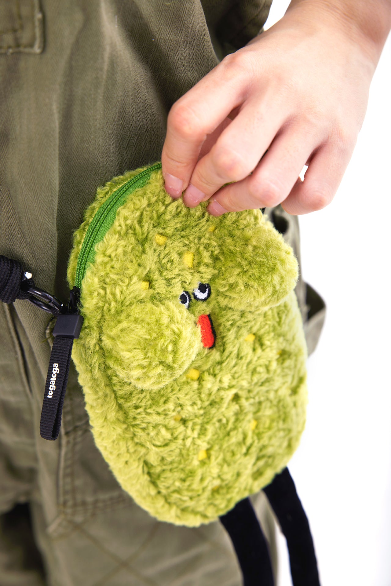 LOGALOGA Dog sneaking (creative mobile phone bag) Plush