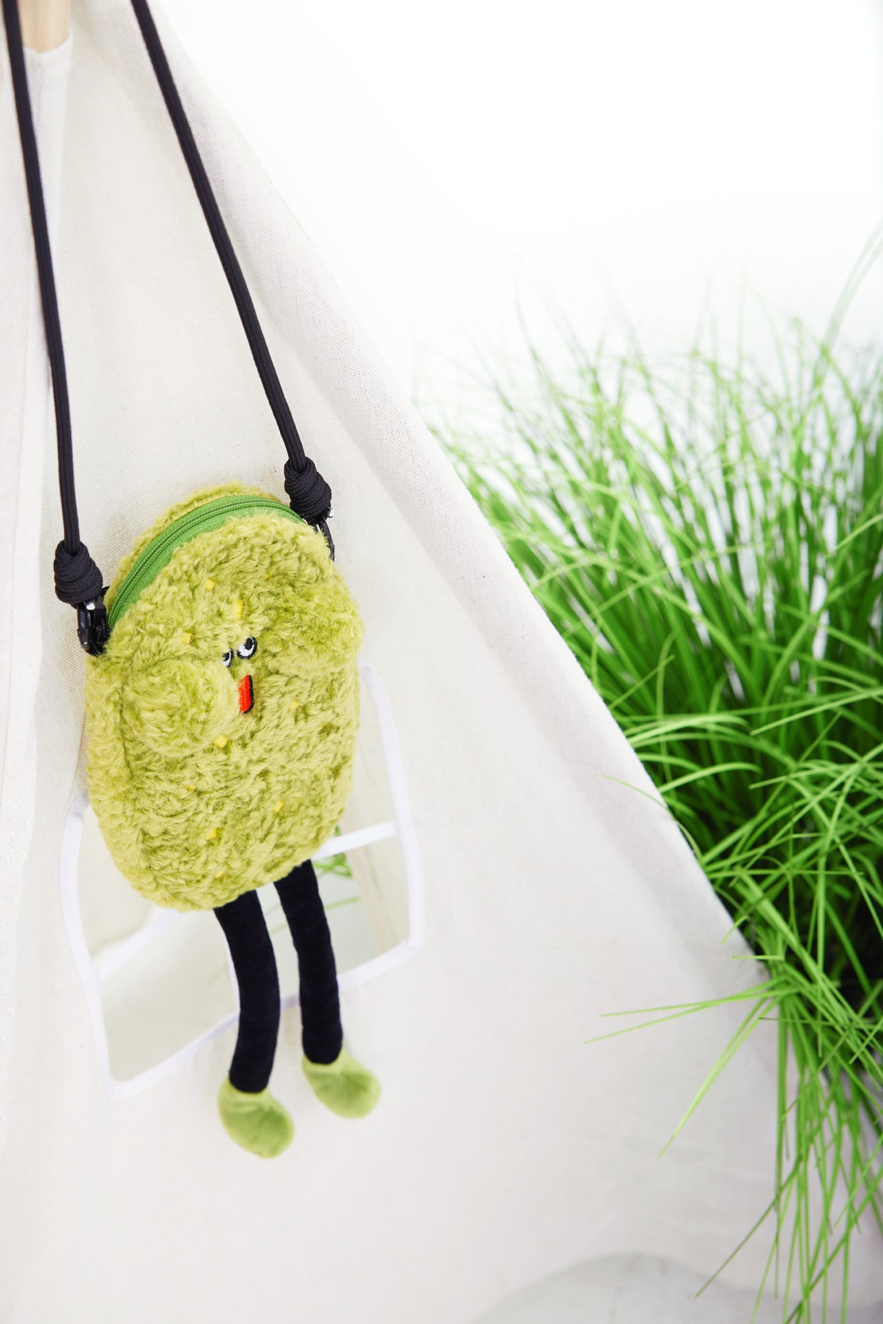 LOGALOGA Dog sneaking (creative mobile phone bag) Plush