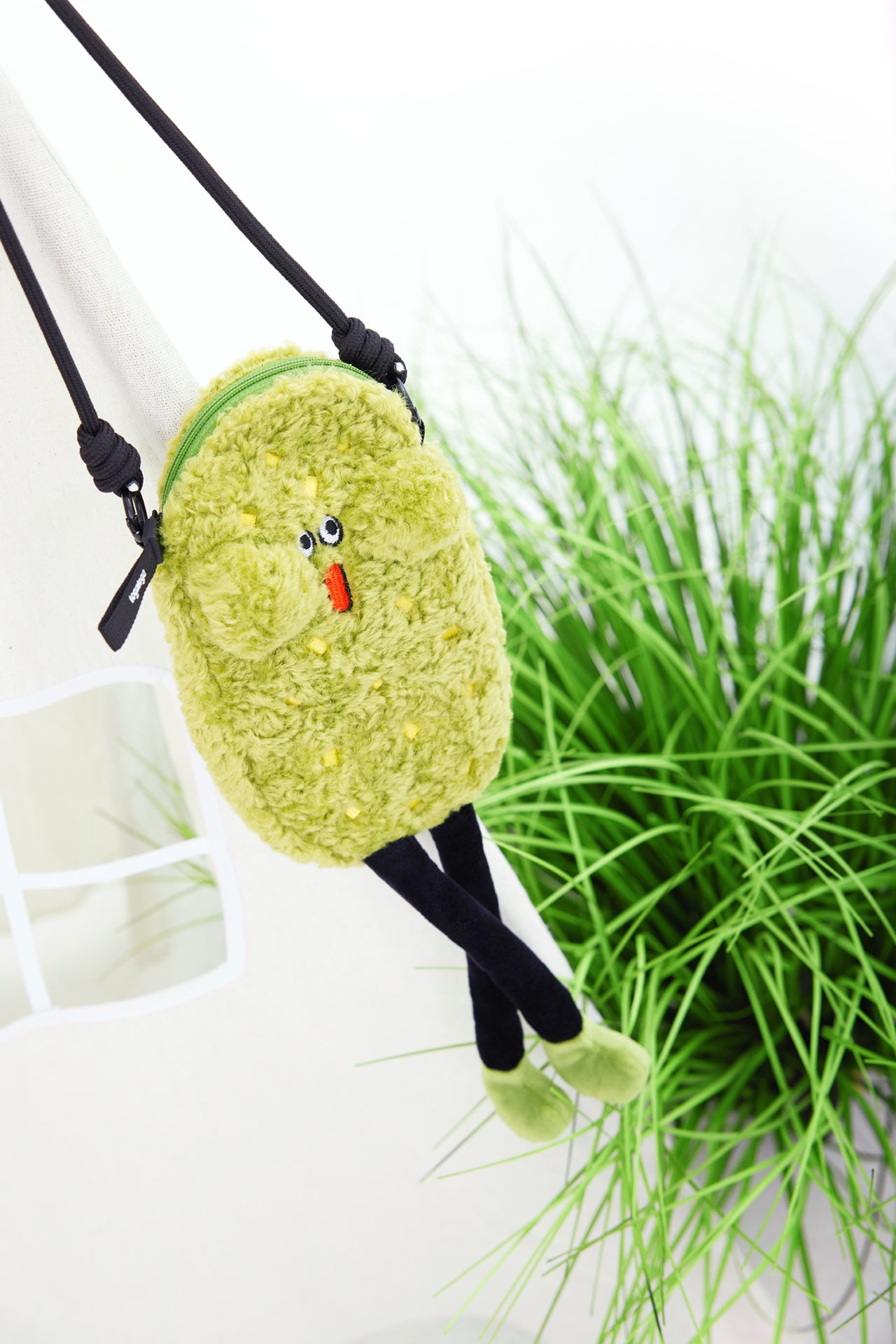 LOGALOGA Dog sneaking (creative mobile phone bag) Plush