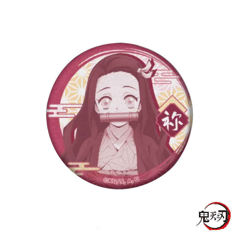 Demon Slayer Leather Badge - Tanjirou & Nezuko