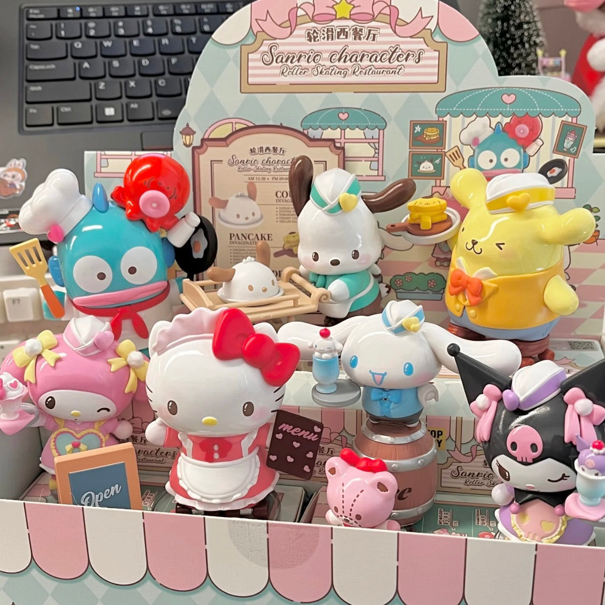 Sanrio Roller Skating Western Restaurant Blind Box