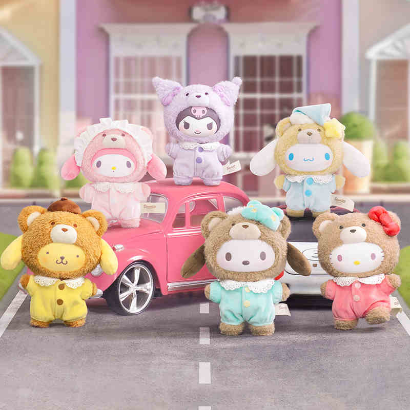 Sanrio Latte Rubber Face Plush Blind Box