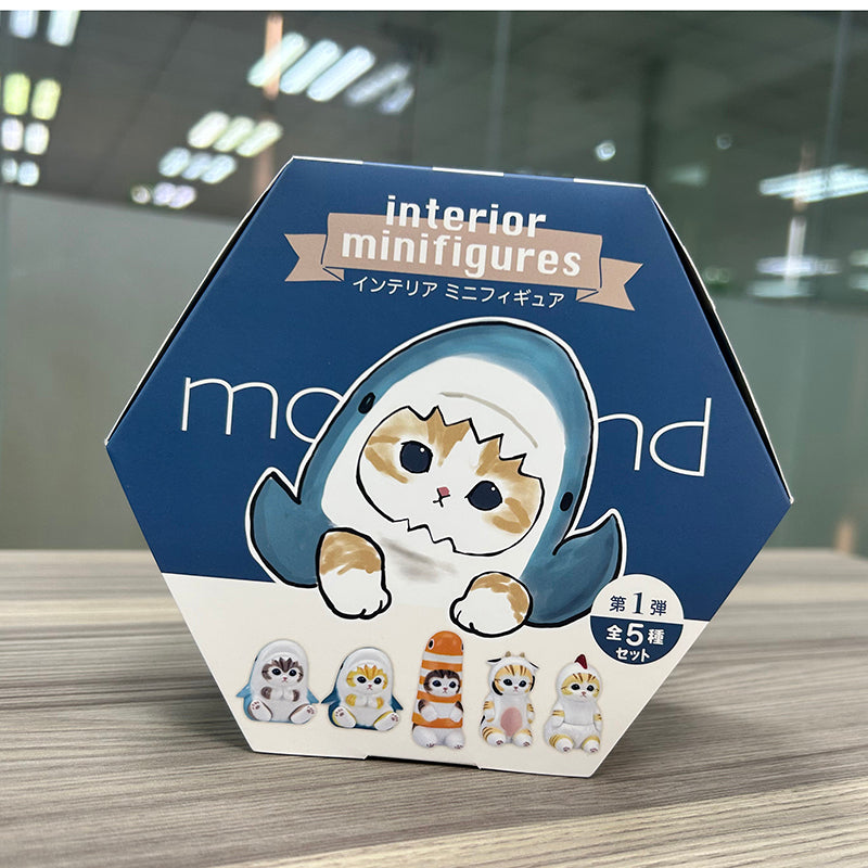 Mofusand Kawaii interior 5 Pcs Set Mini Figurine