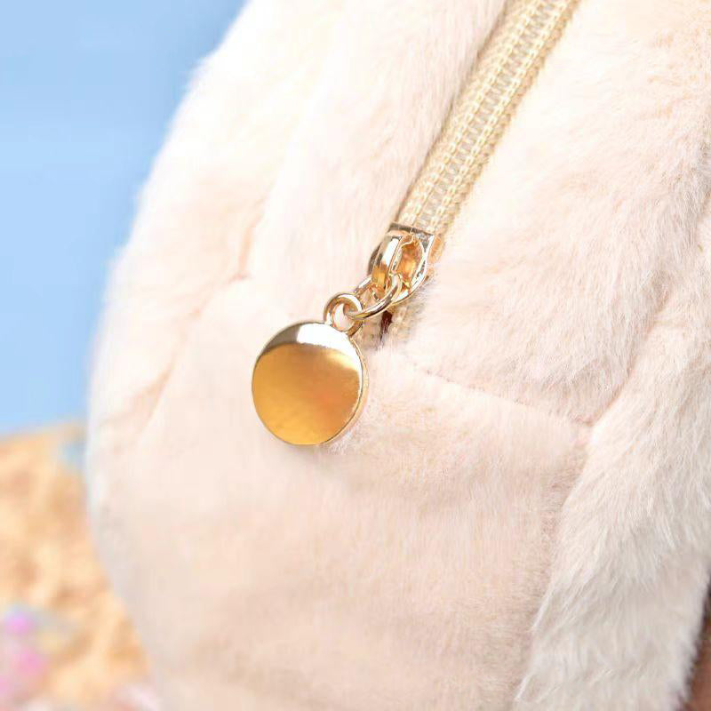 Siamese Cat 'Xiao Dou Ni' Series - Good Morning Dou Ni Plush Shoulder Bag