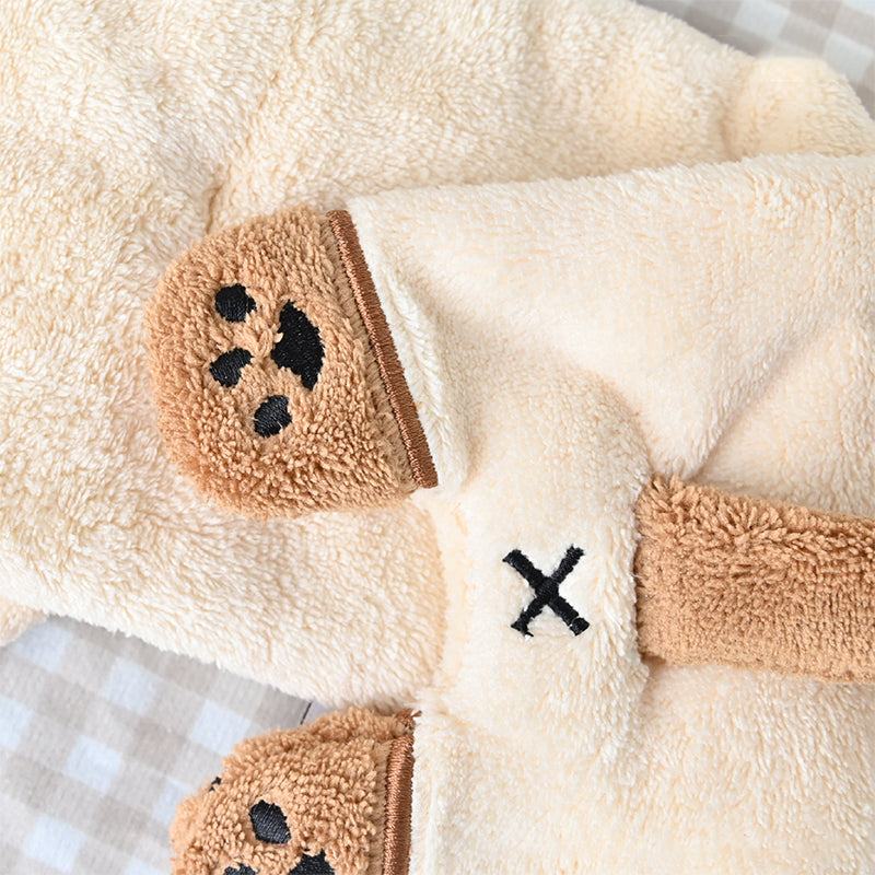 Siamese Cat Print Hand Towel - Kawaii 'Xiao Dòu Ní' Cute Design