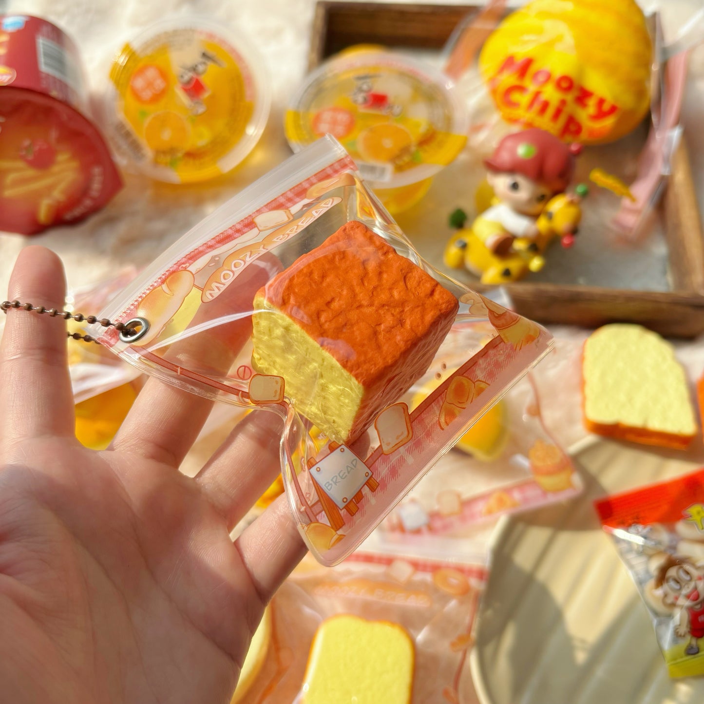 Caramel Cube Squishy Toy