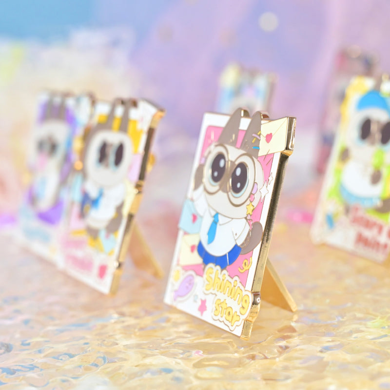 Siamese Cat Metal badge Pins & Badges Blind box