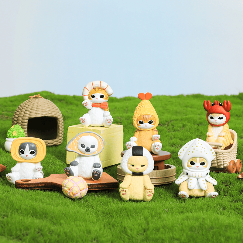 Mofusand 2nd Generation – 'Shark Who Doesn’t Want to Be a Cat' Cute Q-version Blind Box