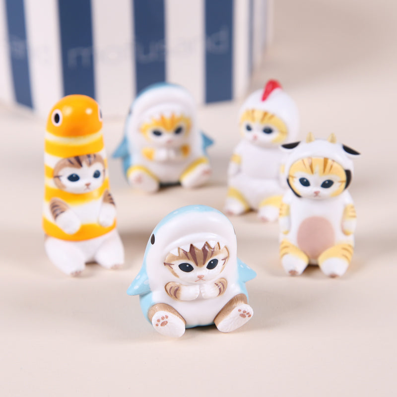Mofusand Kawaii interior 5 Pcs Set Mini Figurine
