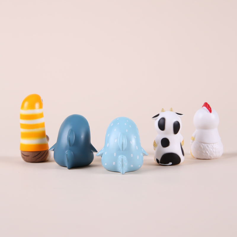 Mofusand Kawaii interior 5 Pcs Set Mini Figurine