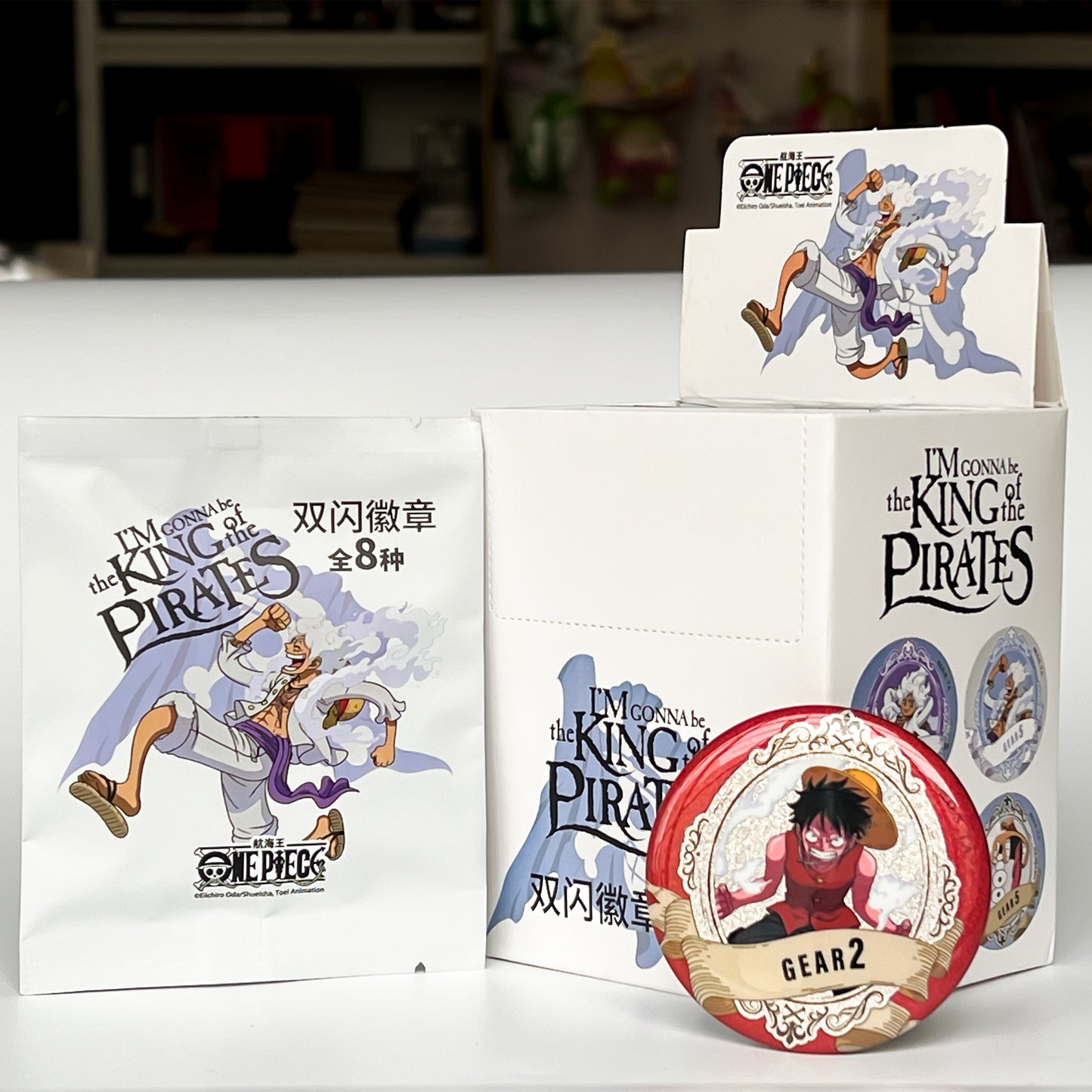 One Piece - Luffy's Dual Transformation Flash Badge
