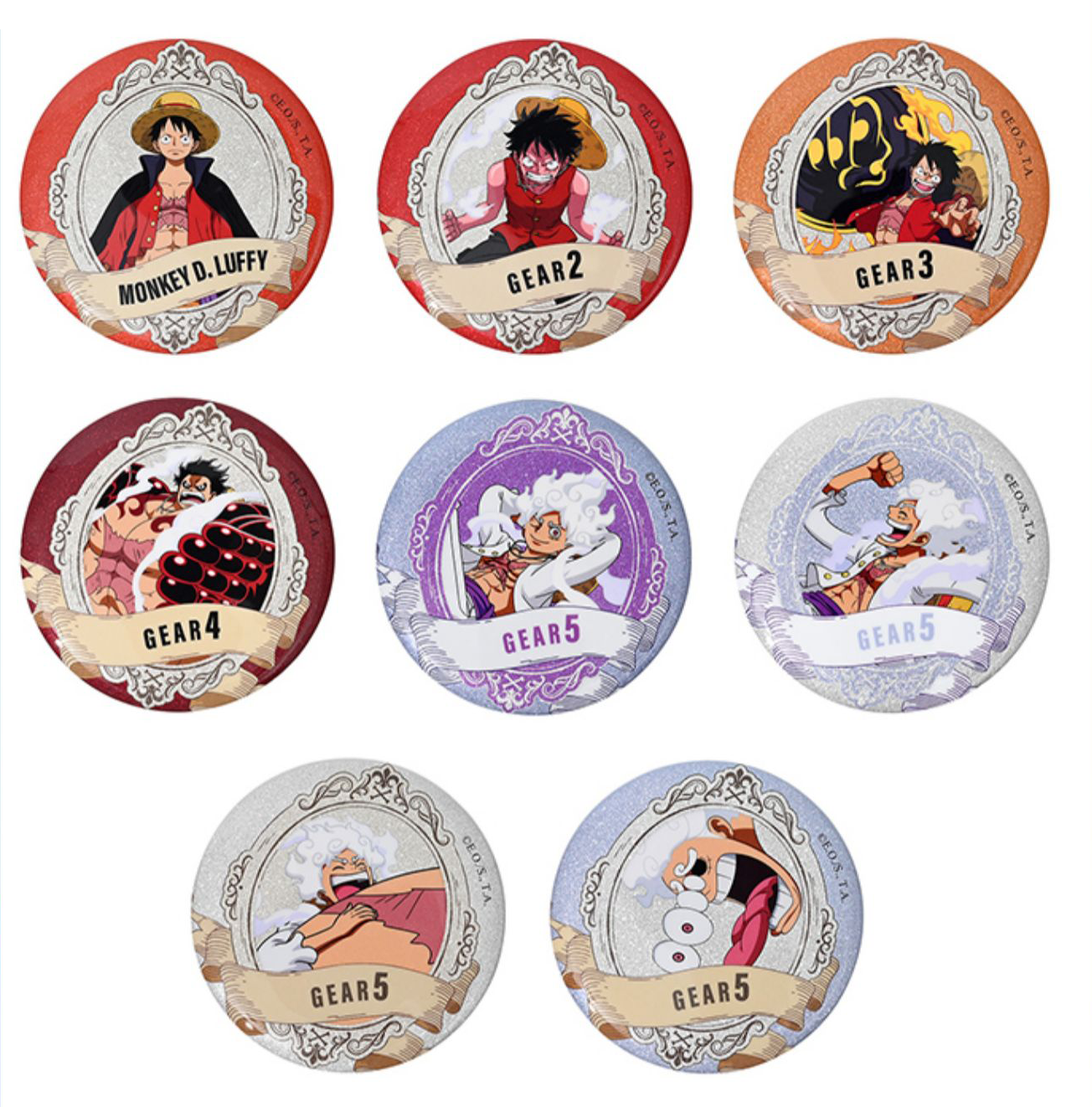 One Piece - Luffy's Dual Transformation Flash Badge