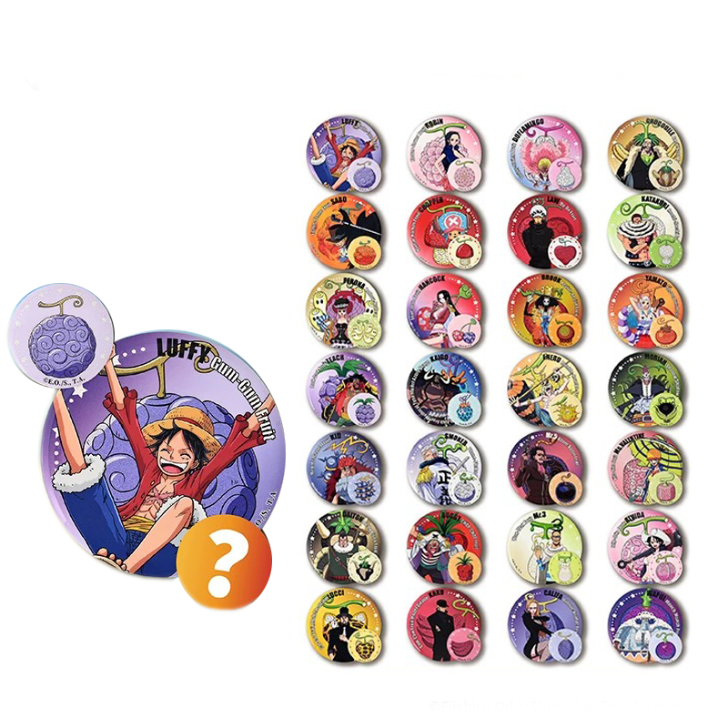 One Piece 25th Anniversary Limited - Character Series Badge Vol.4: Devil Fruit Users