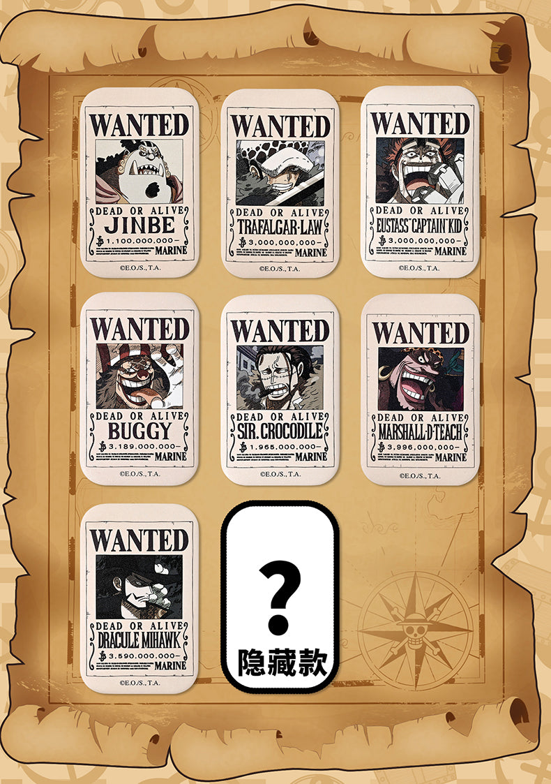 One Piece 25th Anniversary Limited Edition - Wanted Poster Series Pin Badge Vol.3