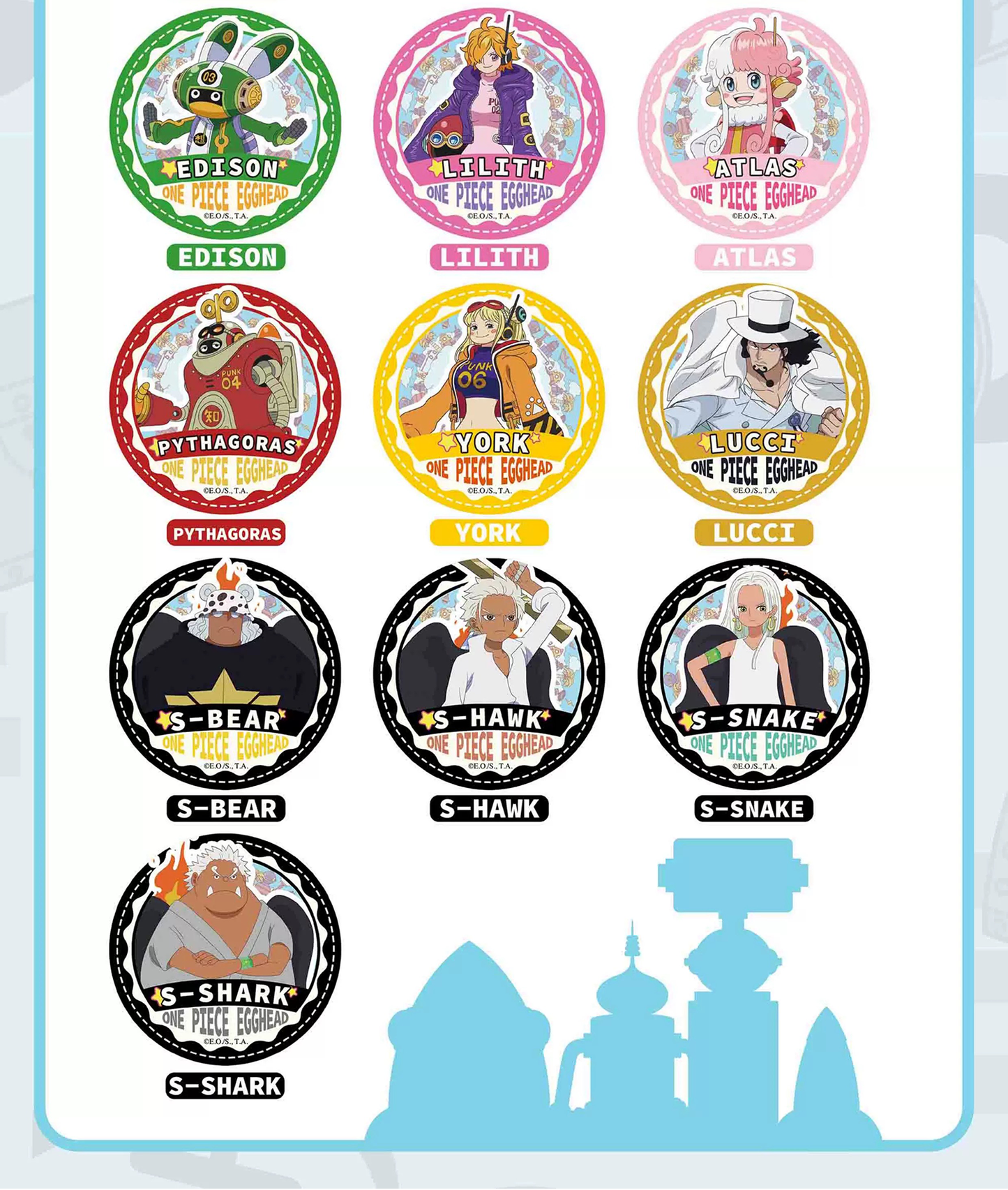 One Piece Egghead Circular Emblem Vol. 3