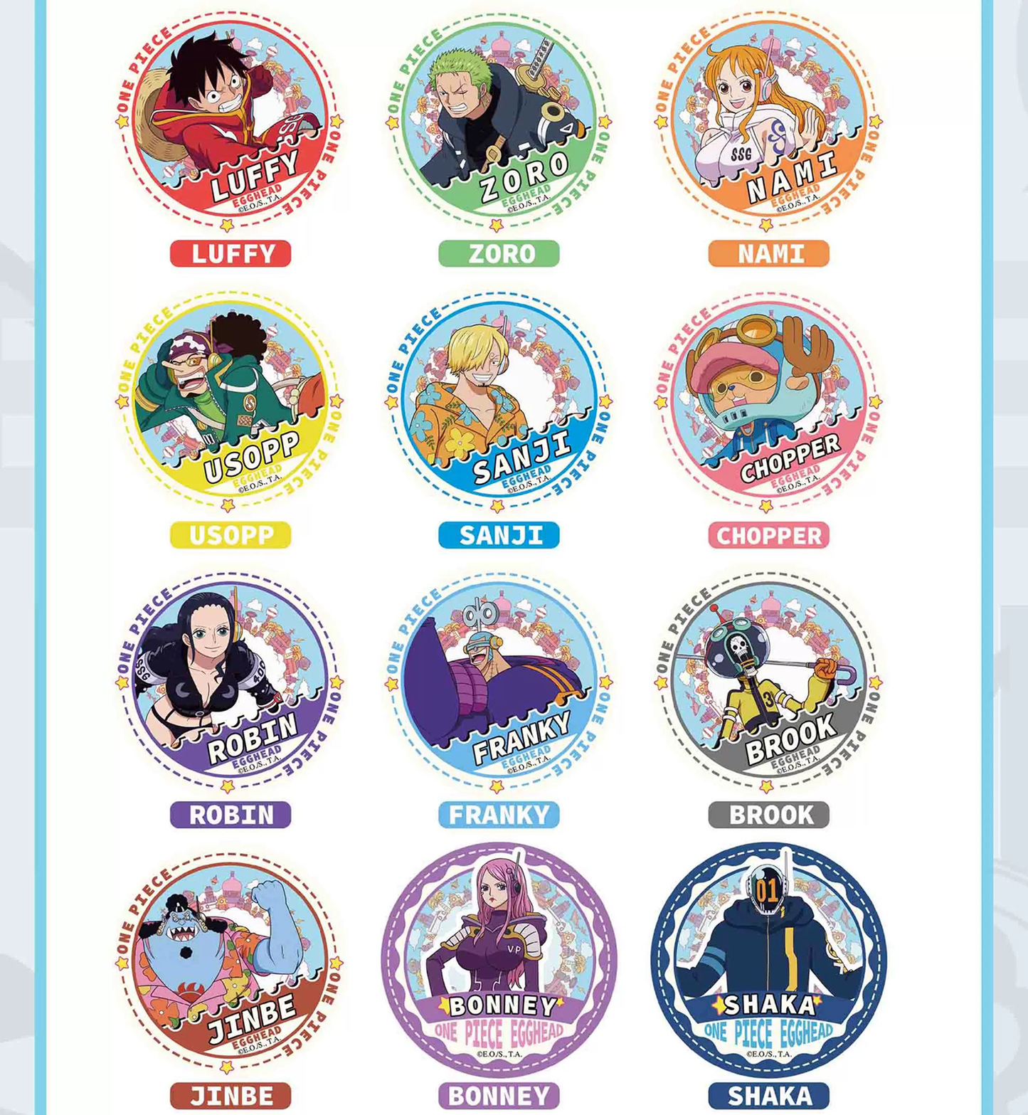 One Piece Egghead Circular Emblem Vol. 3