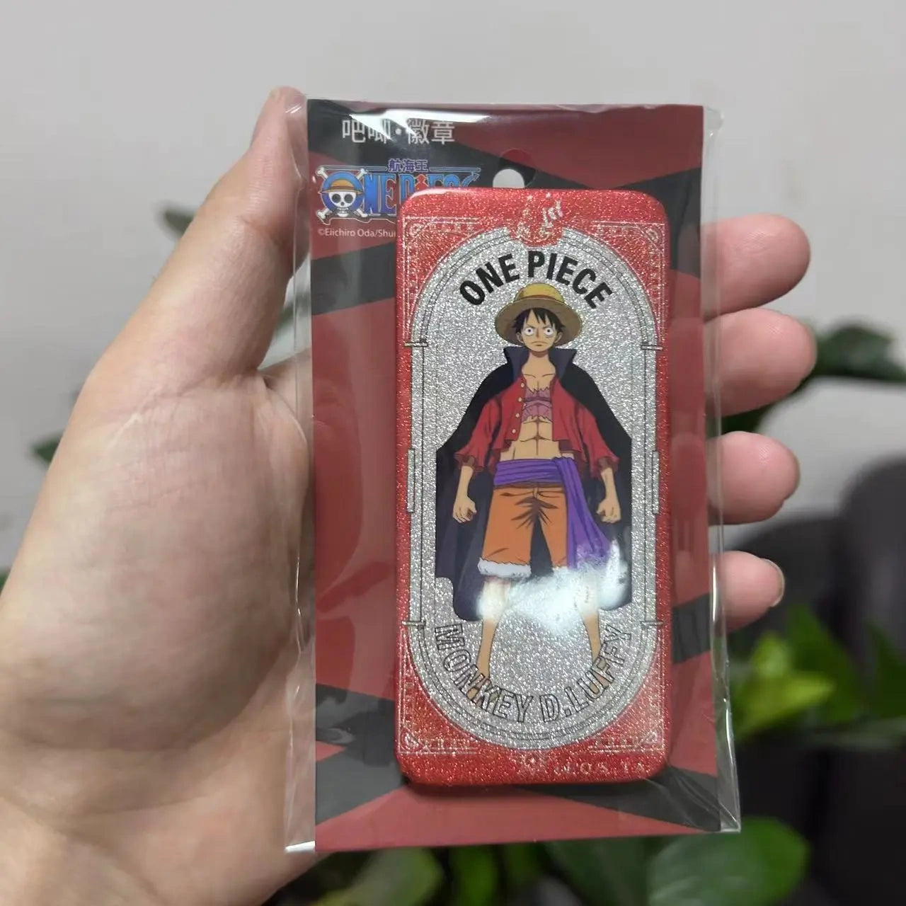 One Piece Gear 5 Nika Luffy Rectangular Tin Badge