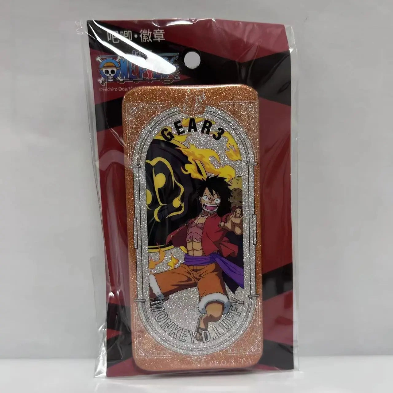 One Piece Gear 5 Nika Luffy Rectangular Tin Badge