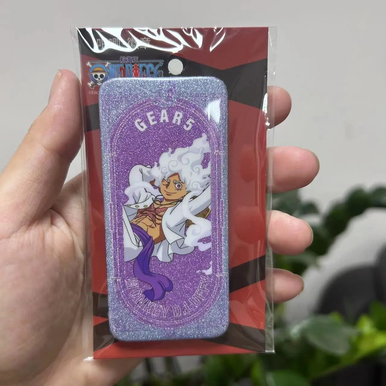 One Piece Gear 5 Nika Luffy Rectangular Tin Badge