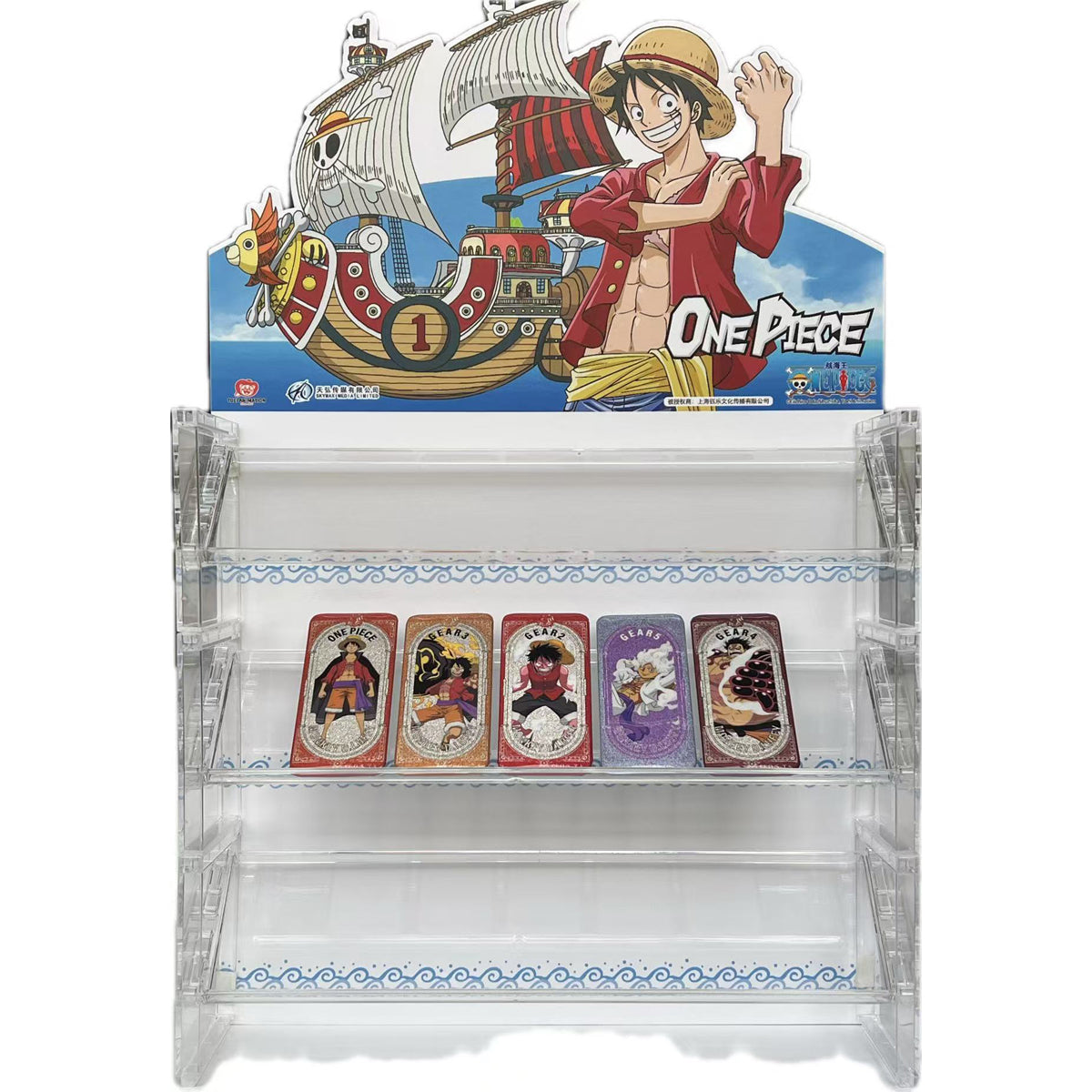 One Piece Gear 5 Nika Luffy Rectangular Tin Badge