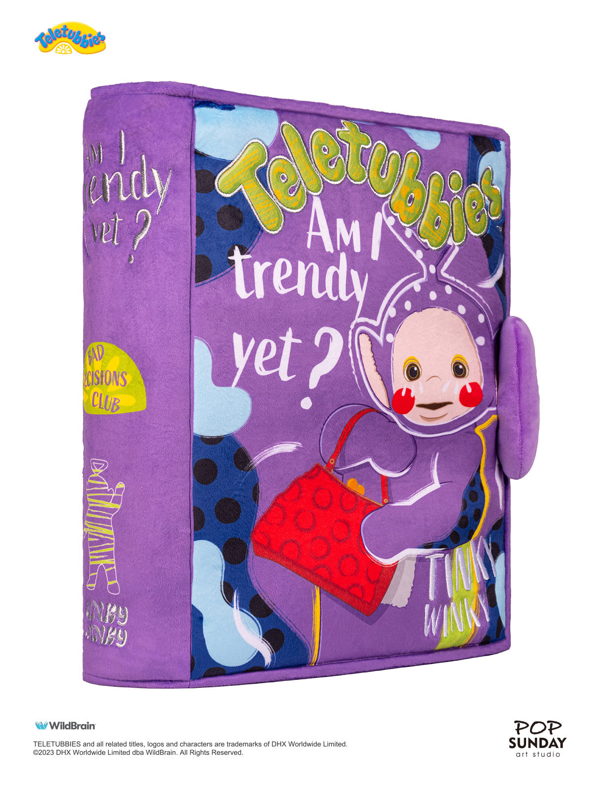 POP SUNDAY Teletubbies Book Pillow Plush