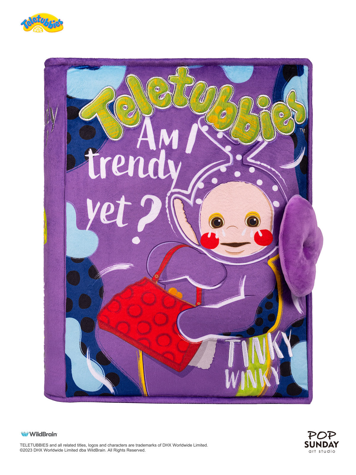 POP SUNDAY Teletubbies Book Pillow Plush