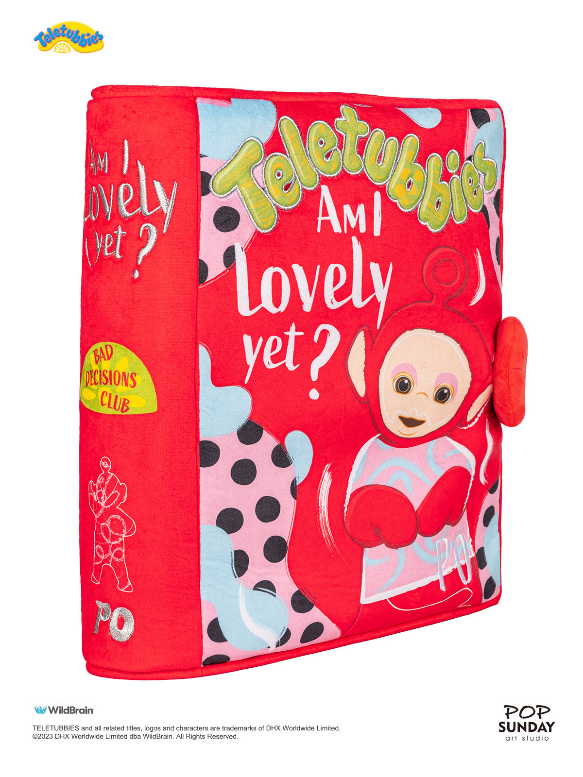 POP SUNDAY Teletubbies Book Pillow Plush