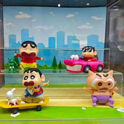 Crayon Shin Chan Winding up Toys Dynamic Shin Vibe Series Blind Box