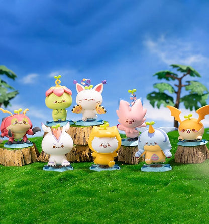 TOPTOY X Digimon Co branded Changcao Yan Tuanzi Series Blind Box Mini Figure