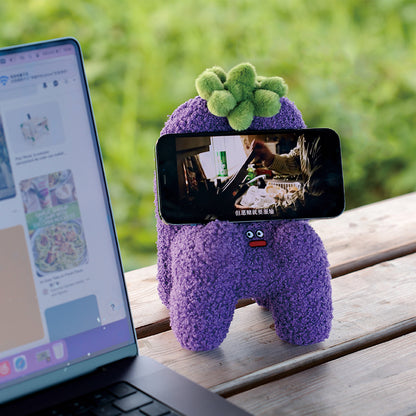 LOGALOGA Eggplant  (Mobile Phone Holder) Plush