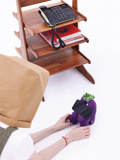 LOGALOGA Eggplant  (Mobile Phone Holder) Plush