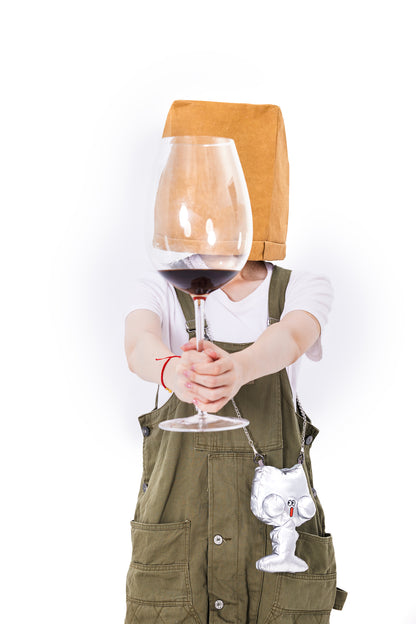LOGLOGA – Sliver Wine Glass  Earphone Case