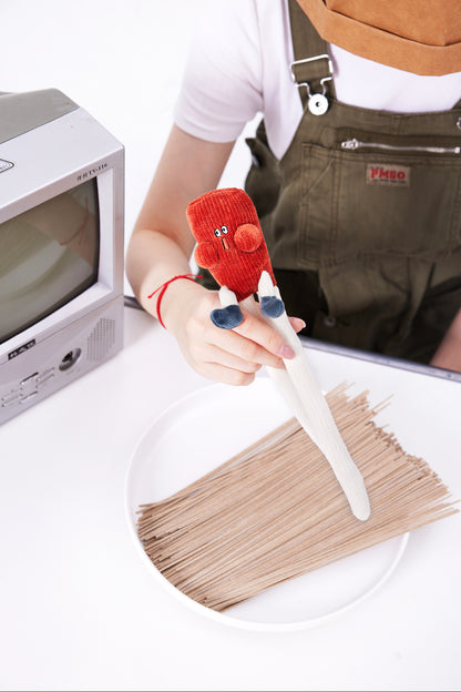 LOGLOGA – Roll-Up Chopsticks Plush keychain
