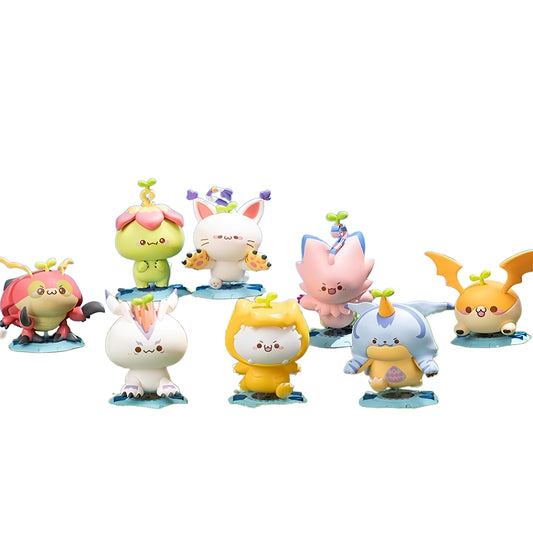 TOPTOY X Digimon Co branded Changcao Yan Tuanzi Series Blind Box Mini Figure