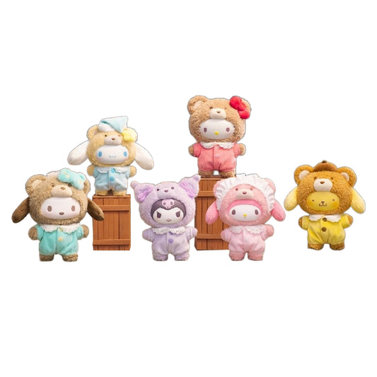 Sanrio Latte Rubber Face Plush Blind Box