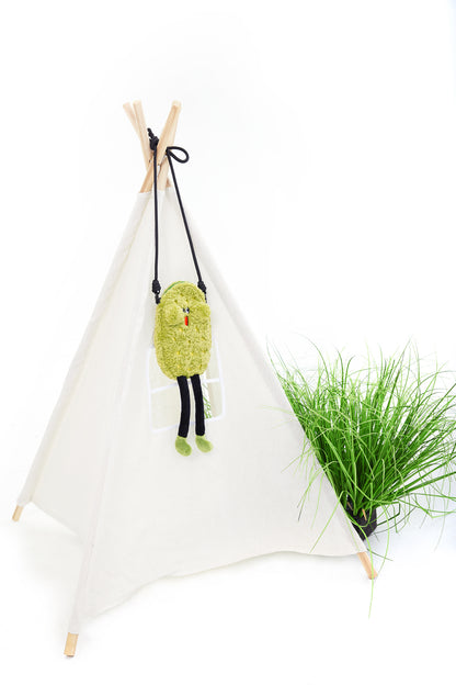 LOGALOGA Dog sneaking (creative mobile phone bag) Plush