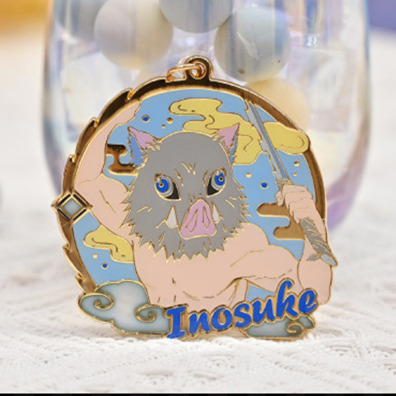 Demon Slayer Metal Keychain