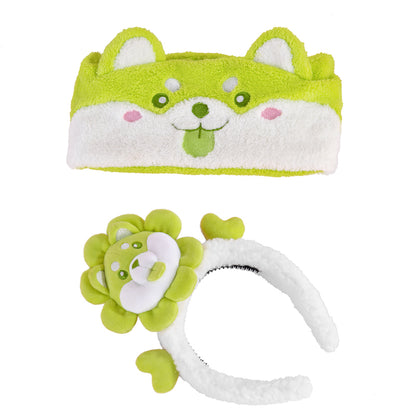 DODOWO Cabbage Dog Toiletries And Hair Clips Accessories