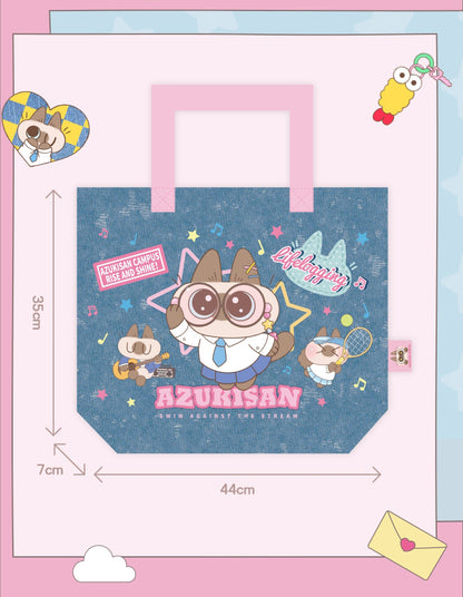 Siamese Cat Xiao Dou Ni - Morning Greetings Series: Canvas Tote Bag