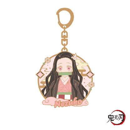Demon Slayer Metal Keychain
