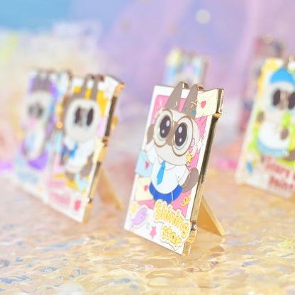 KADOKAWA Siamese Cat Metal badge Pins & Badges Blind Box